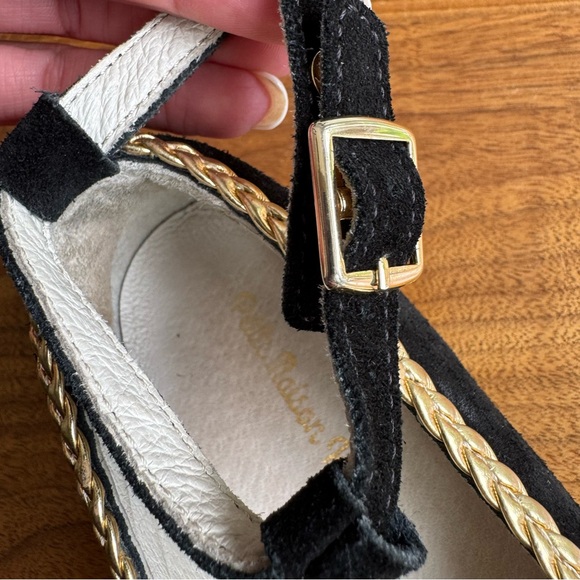 Girl's Empress Noir Suede Bow Mary Jane Dress Flats. Euro Size 30 / US 1… - Picture 14 of 15